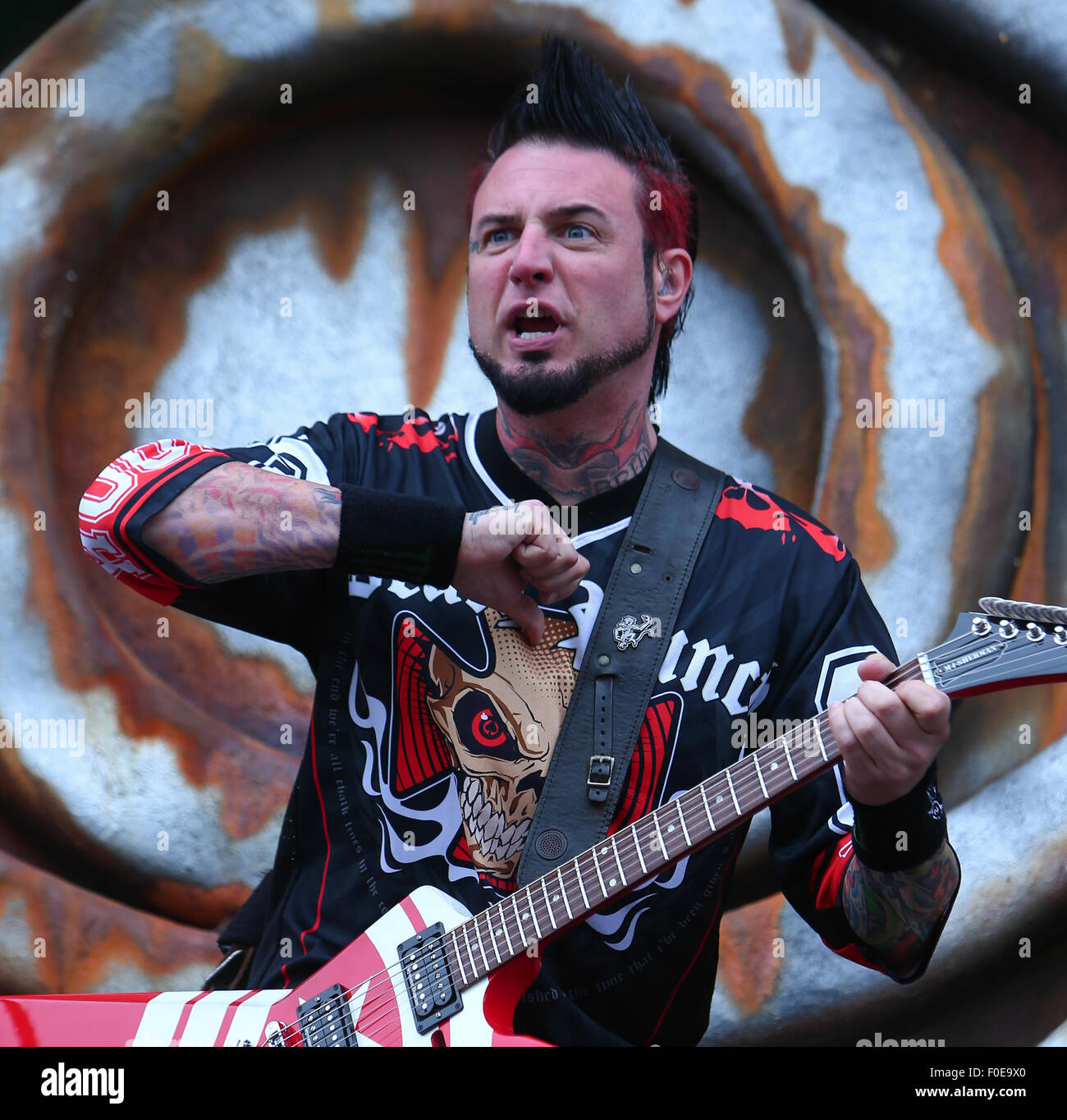 Download Festival Day 1 Performances Featuring Jason Hook Five Finger Punch Where Donnington United Kingdom When Download Festival Day 1 Performances Featuring Jason Hook Five Finger Punch Where Donnington United Kingdom When