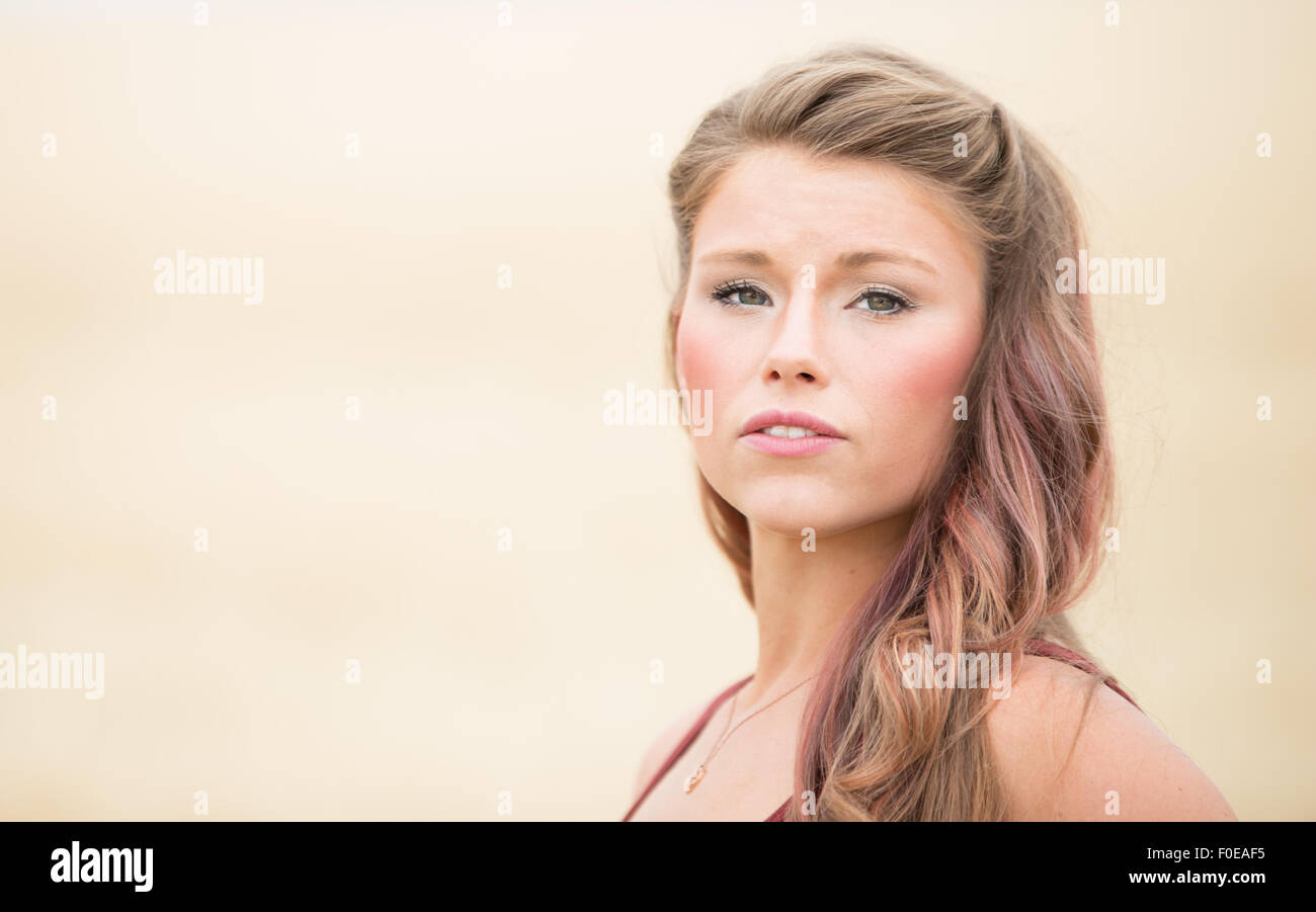 Woman wearing red tank top hi-res stock photography and images - Alamy