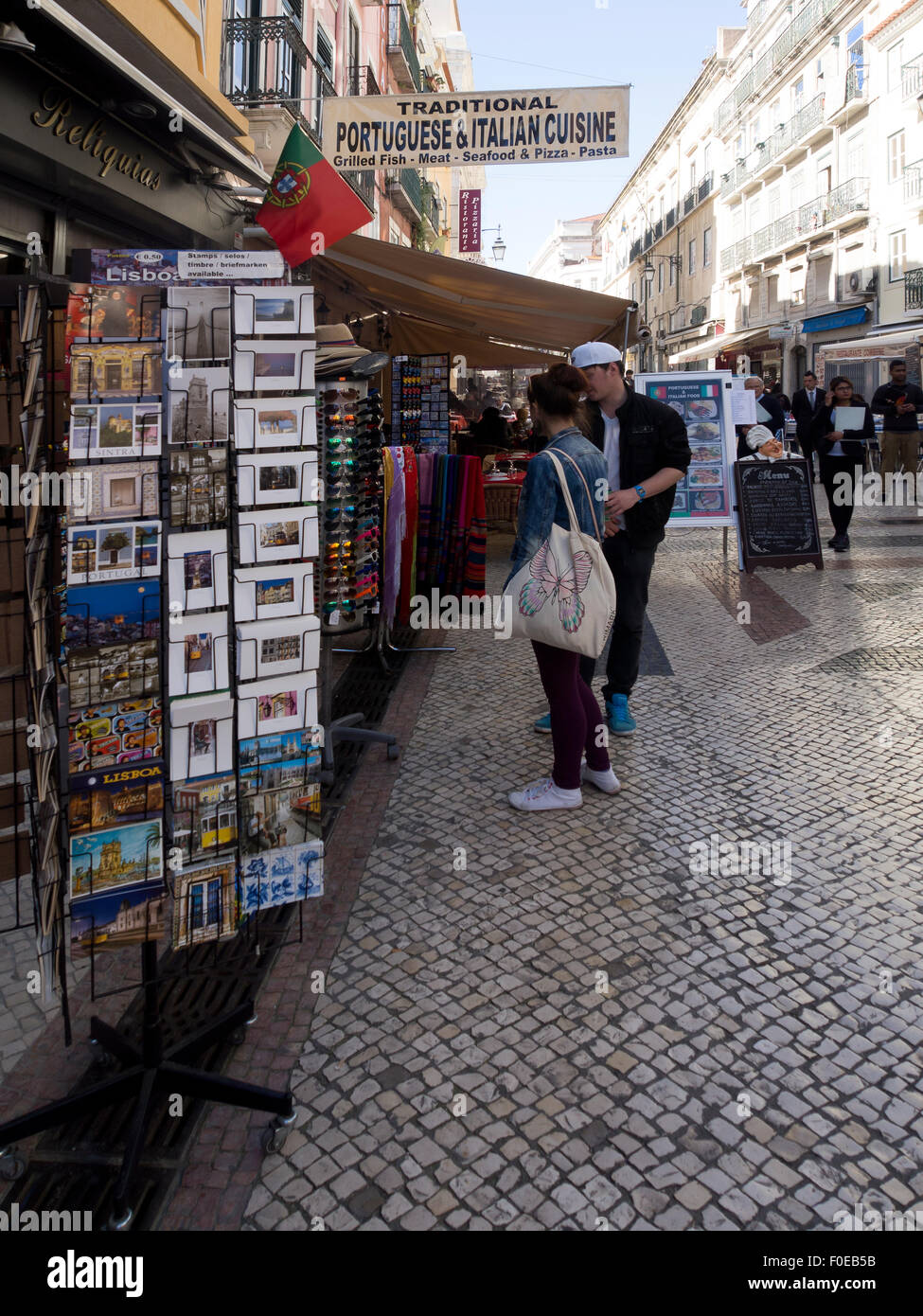 Souvenir Shop In Lisbon Portugal High Resolution Stock Photography and
