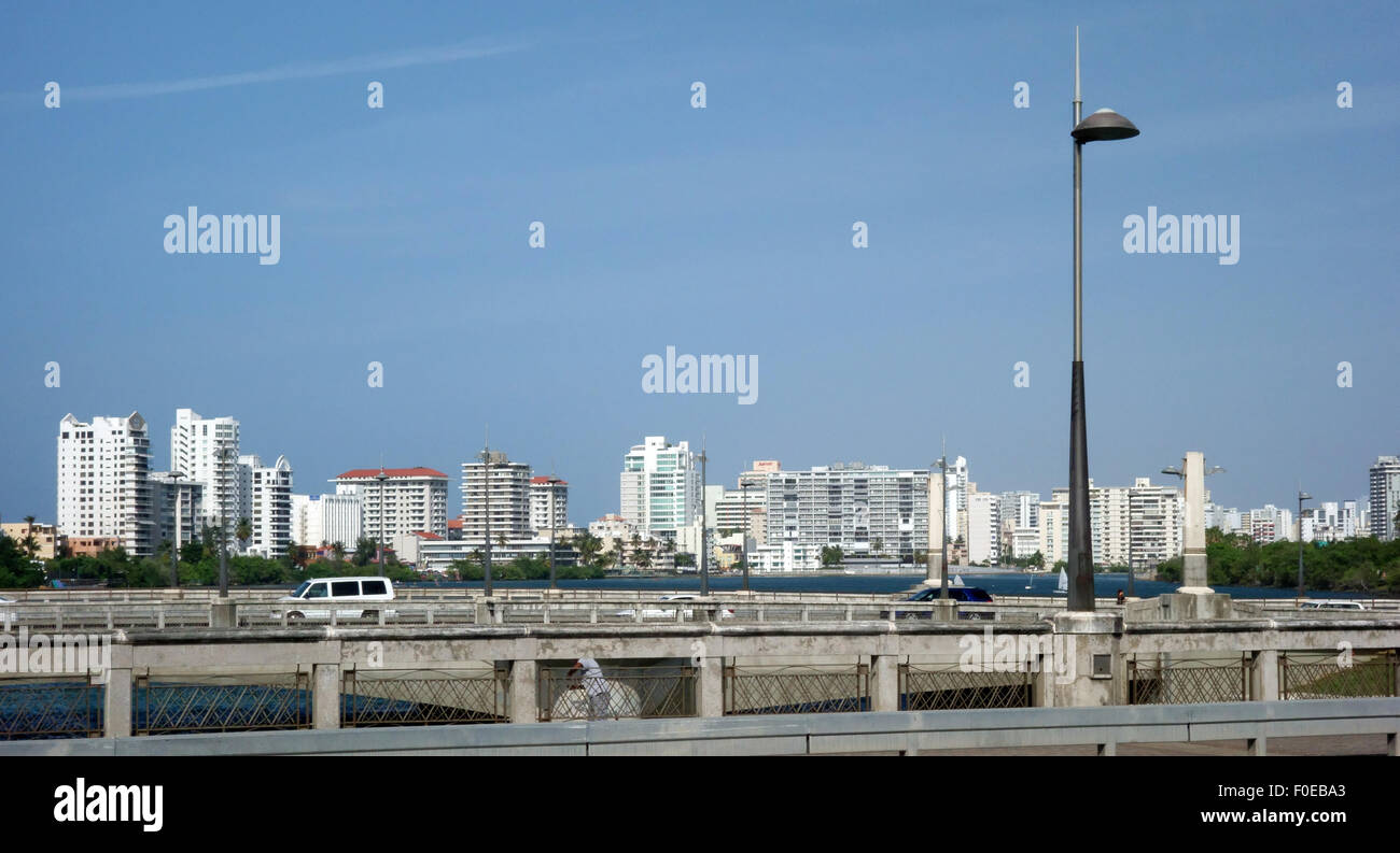 San Juan skyline Puerto Rico Stock Photo - Alamy