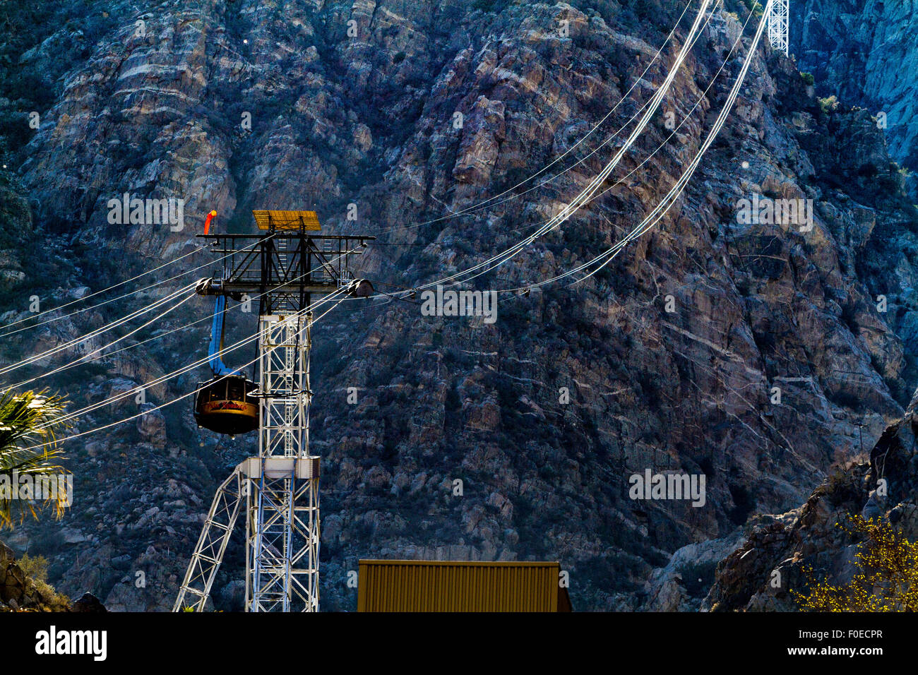 The Palm Springs Aerial Tramway Stock Photo