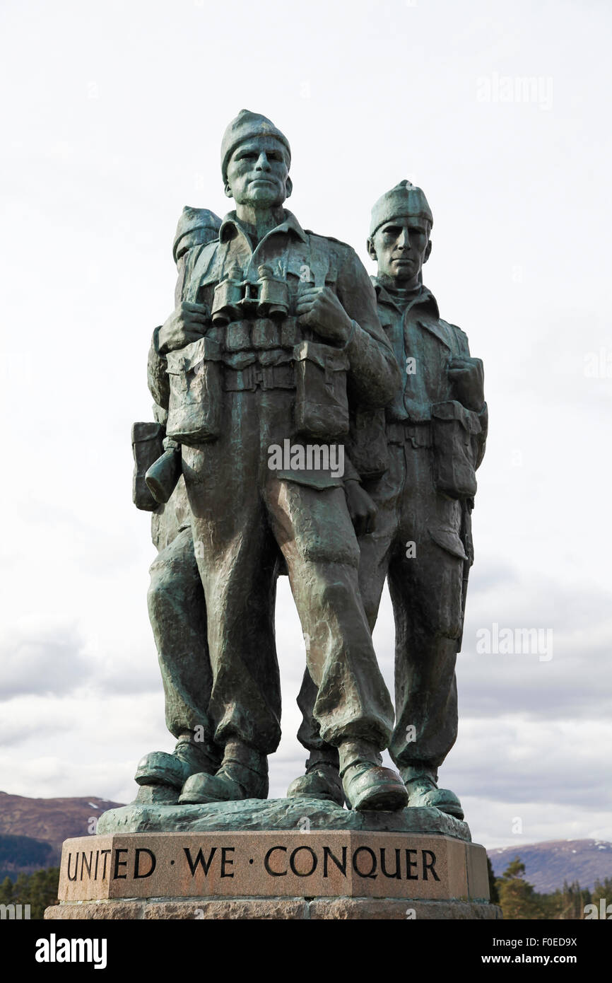 Commando memorial Spean Bridge Scotland Stock Photo - Alamy