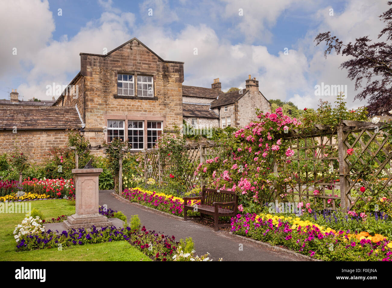 Bath Gardens, Bakewell, Derbyshire, England Stock Photo