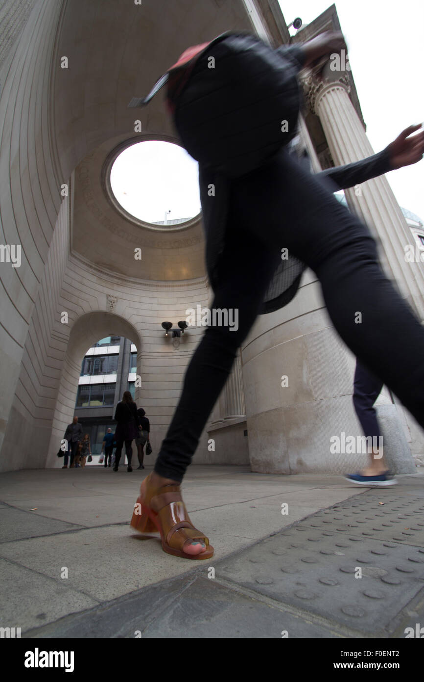Tivoli corner an architectural feature of the Bank of England, London