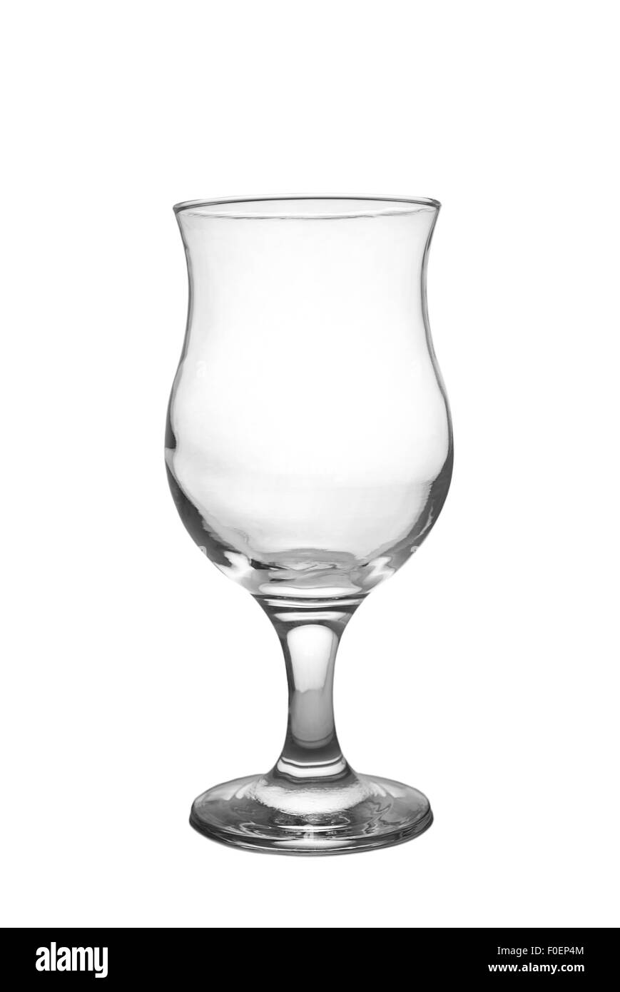 Water glass isolated on white background with clipping path Stock Photo