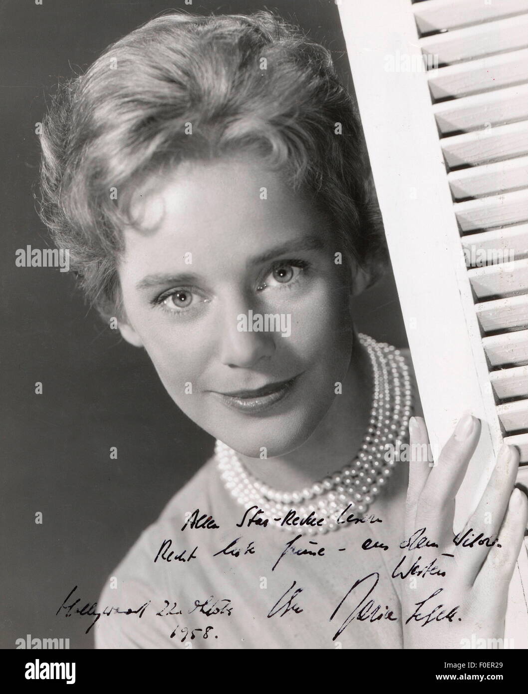 Schell, Maria, 15.1.1926 26.4.2005, Austrian actress, portrait