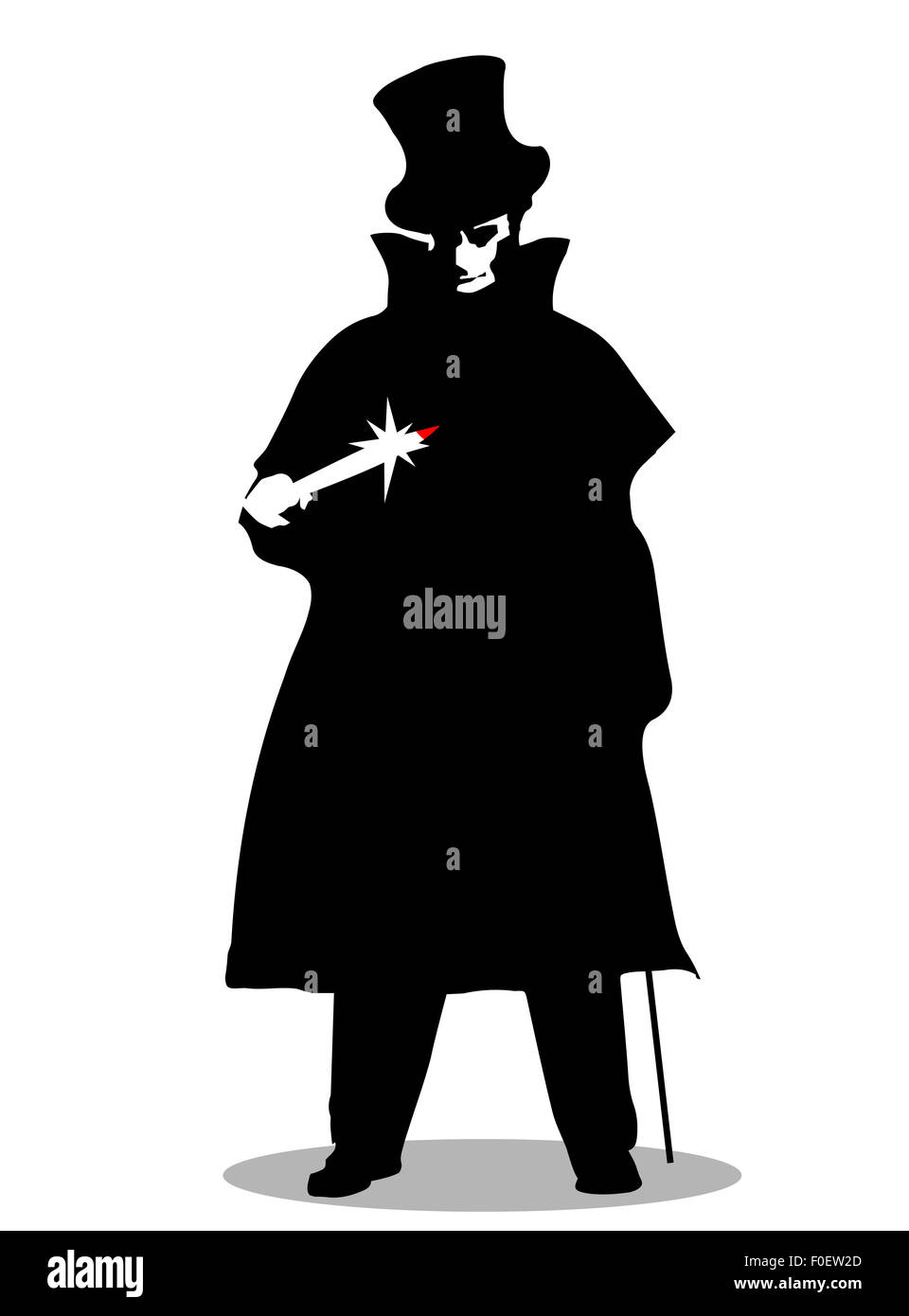 Jack The Ripper Silhouette Jack ripper silhouette hi-res stock photography and images - Alamy