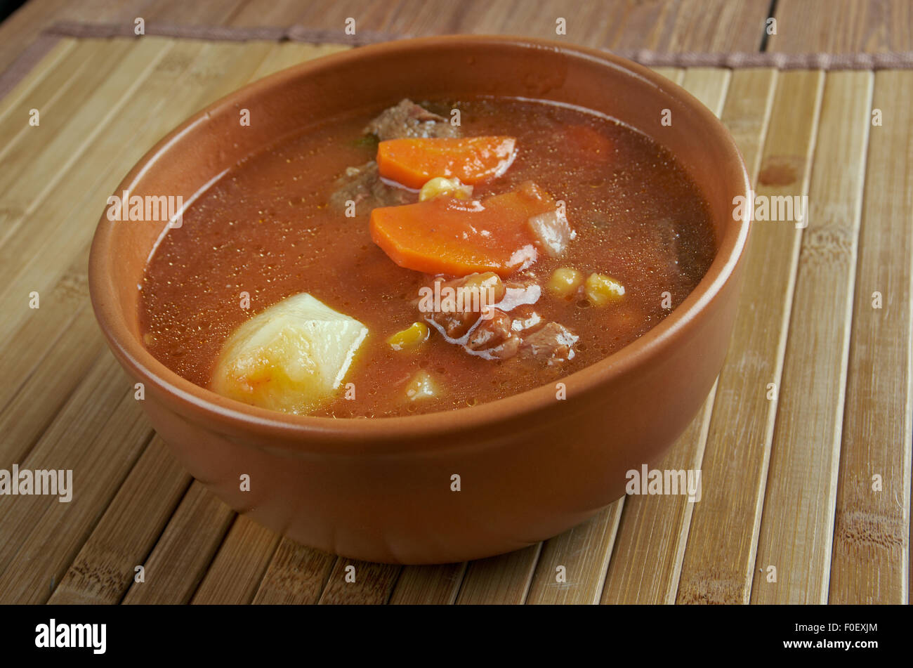 maconochie stew stew of sliced turnips, carrots and potatoes Stock