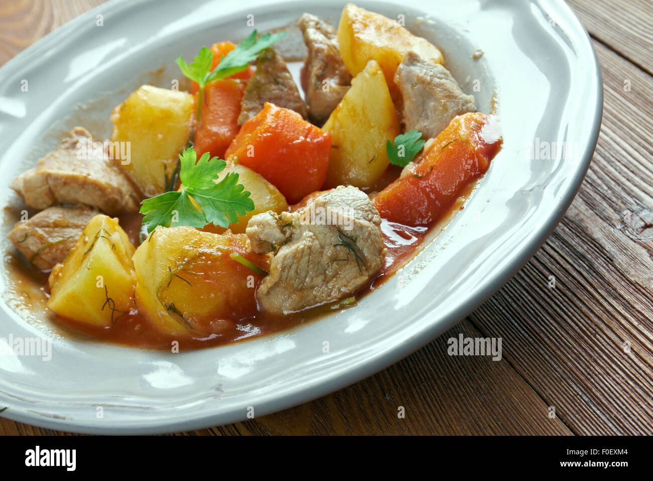 Beef Mechado popular tomato saucebased dish in of Philippine cuisine