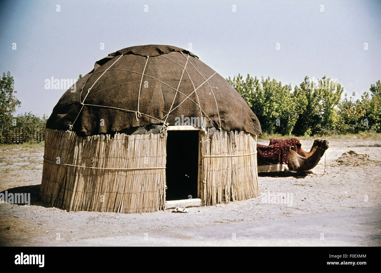 geography / travel, Russia, architecture, jurt, Asian hut, 1960s, Additional-Rights-Clearences-Not Available Stock Photo