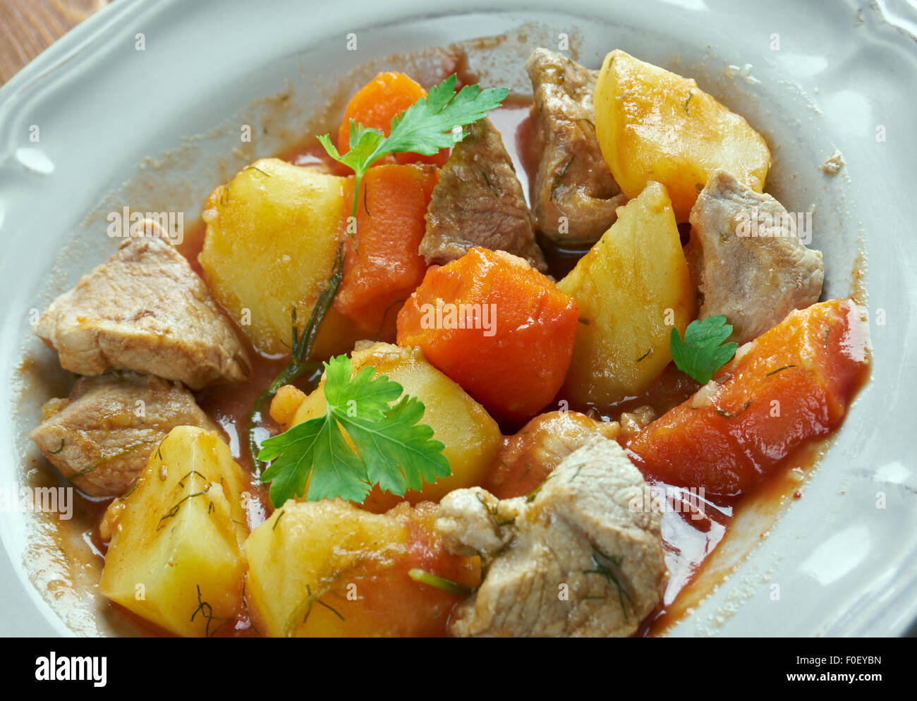 Beef Mechado popular tomato saucebased dish in of Philippine cuisine