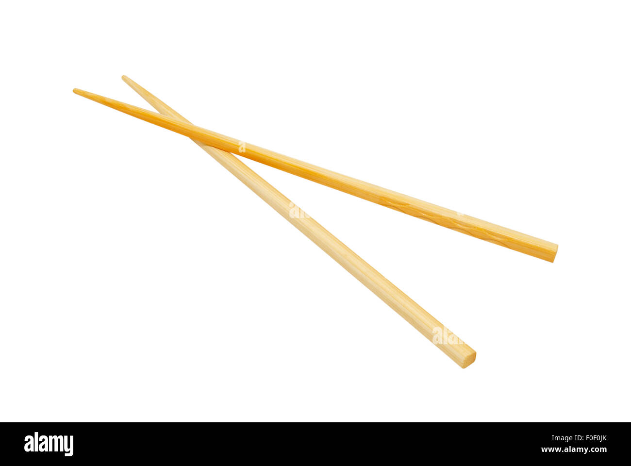 Chopsticks isolated on white. Stock Photo