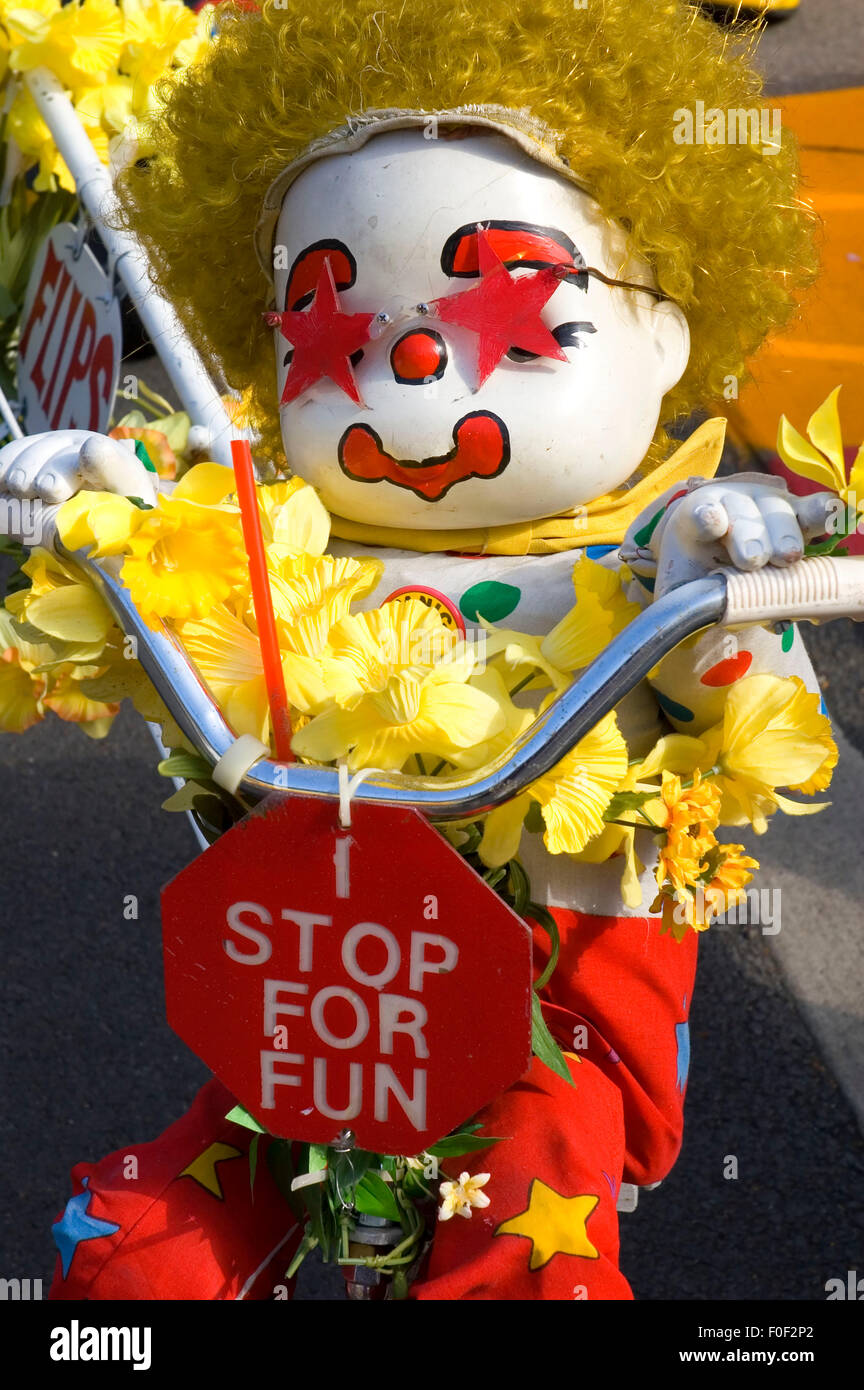 Grand Floral Street Parade bicycle, Daffodil Festival,