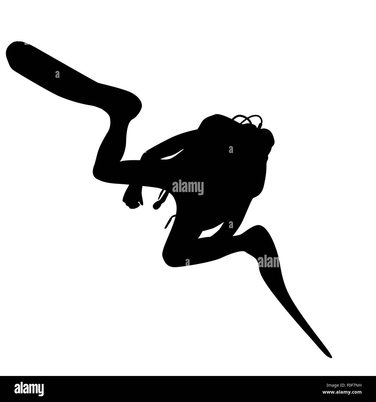 Navy diver silhouette snorkeling hi-res stock photography and images ...