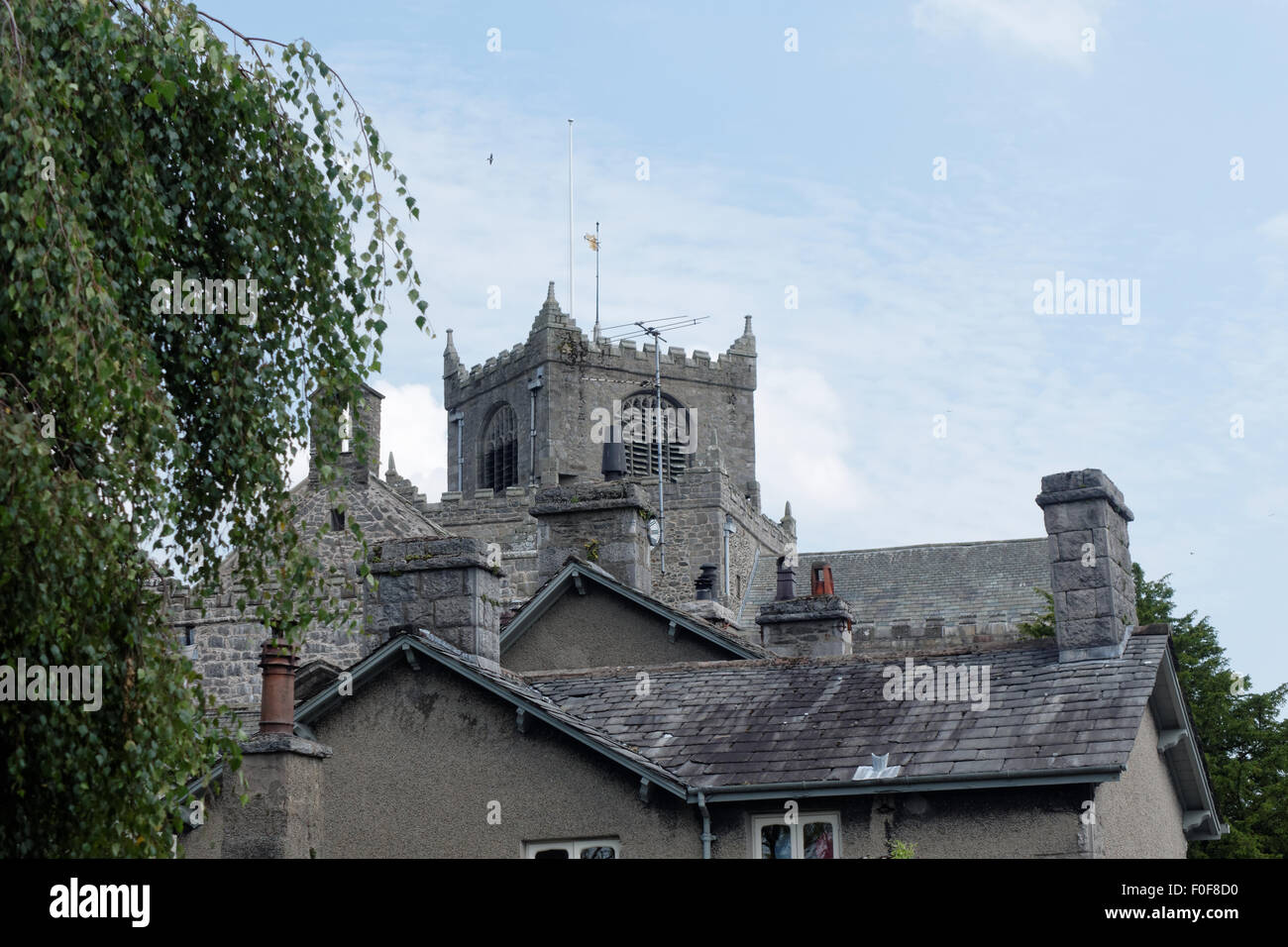 Cartmel Village Cumbria Stock Photo Alamy