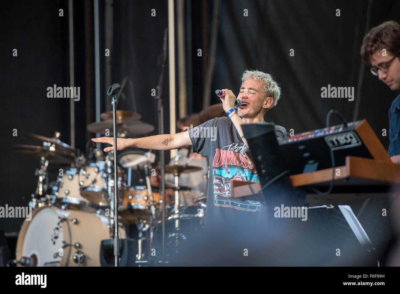 Years& Years perform at Rix FM festival in Norrköping, Sweden Stock Photo