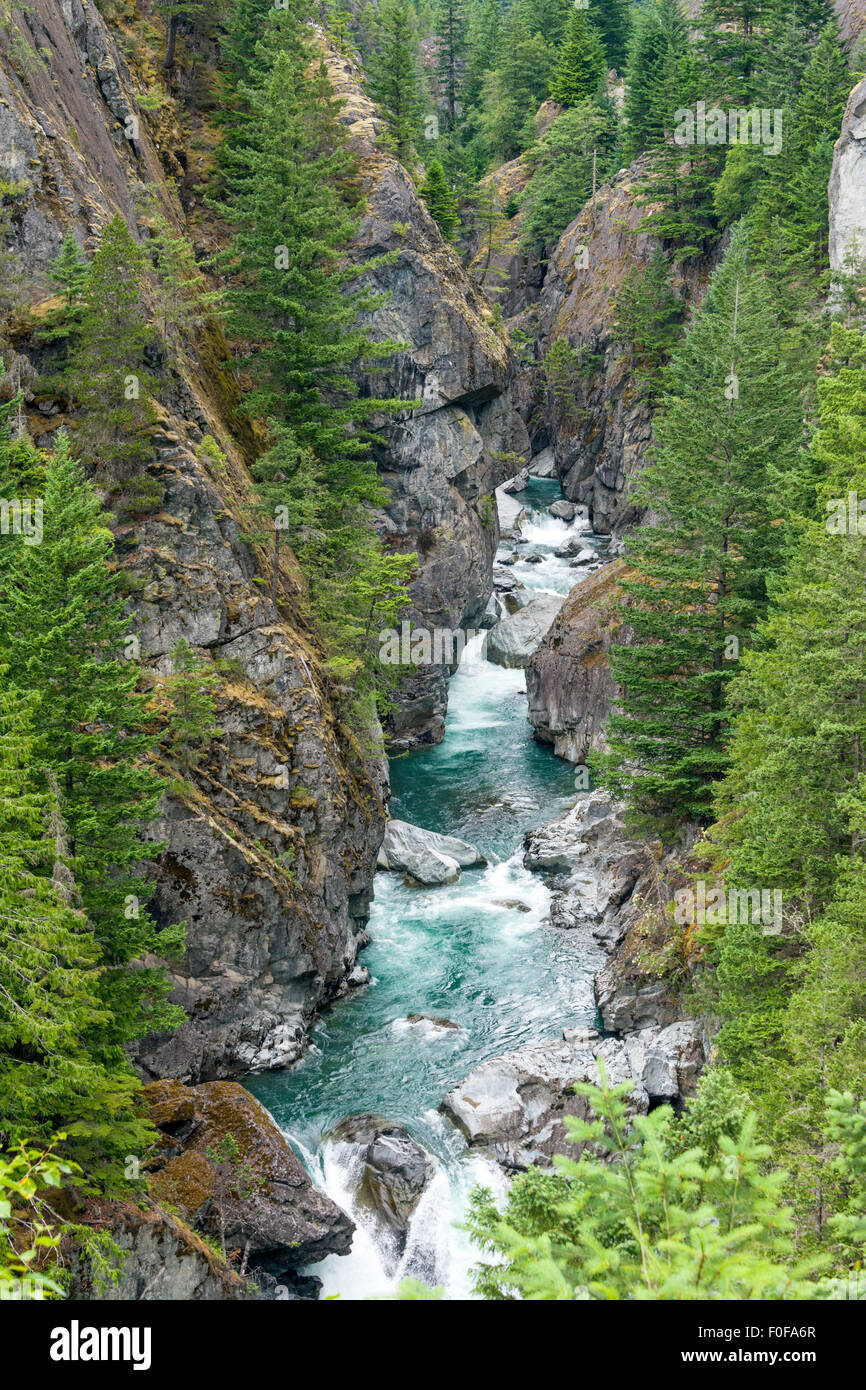 Cheakamus River Cheakamus Canyon Seen From The Rocky Mountaineer Train 