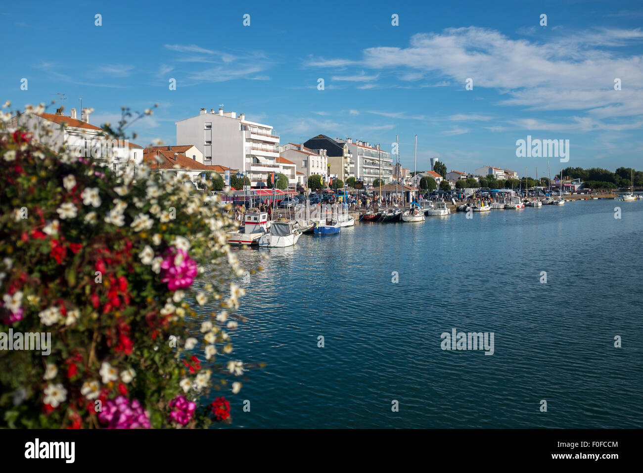 The coastal town of Saint Gilles Croix de la Vie, in the Vendee France Stock Photo - Alamy