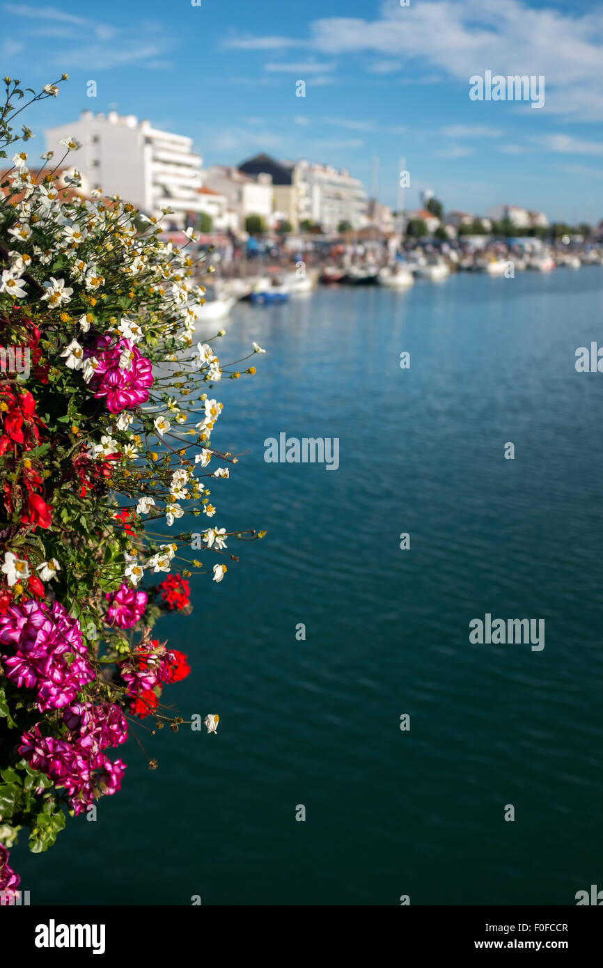 The coastal town of Saint Gilles Croix de la Vie, in the Vendee France Stock Photo - Alamy