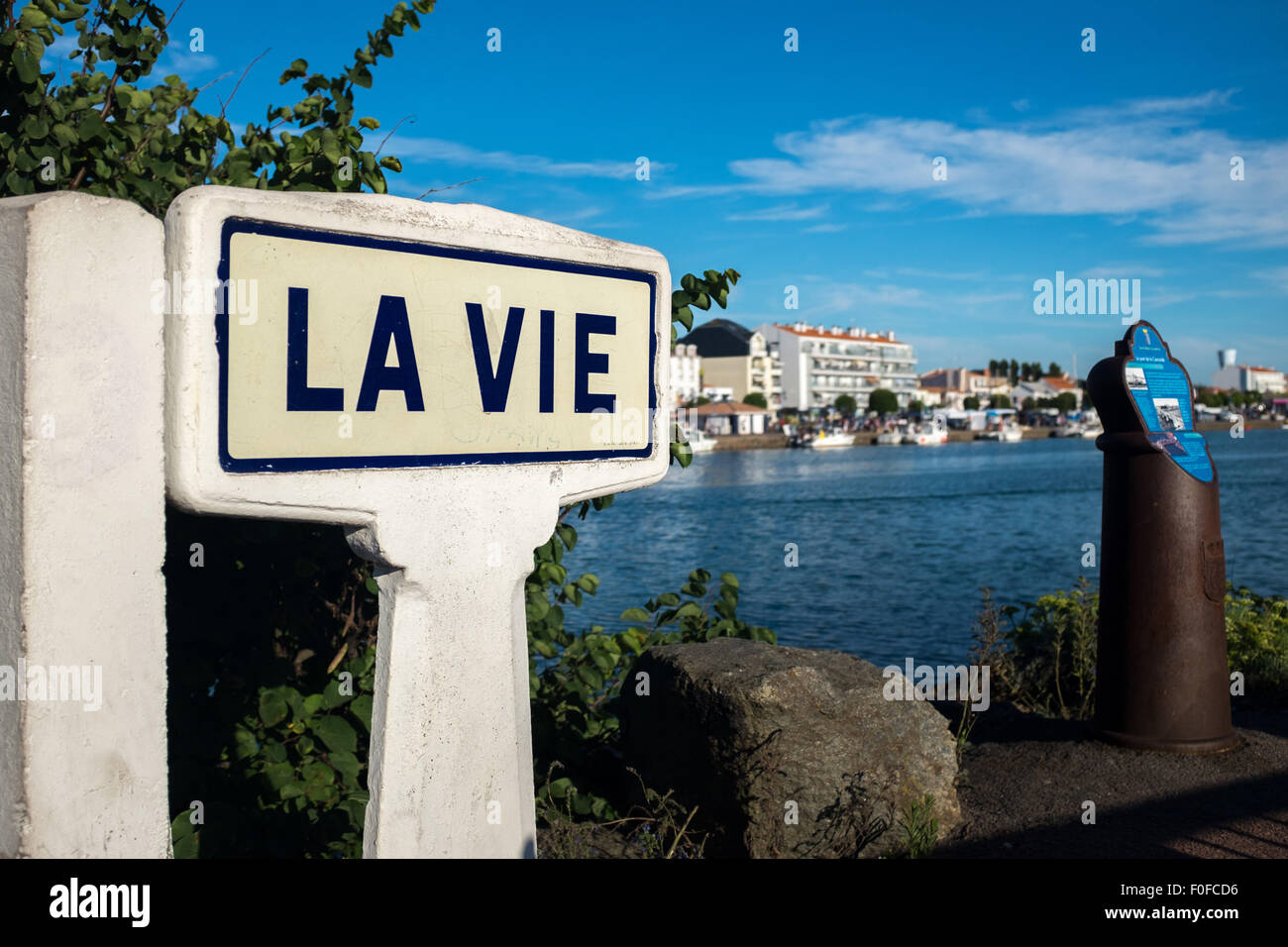 The coastal town of Saint Gilles Croix de la Vie, in the Vendee France Stock Photo