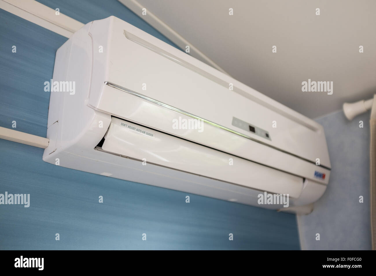 Air conditioning unit in a holiday caravan in France Stock Photo - Alamy