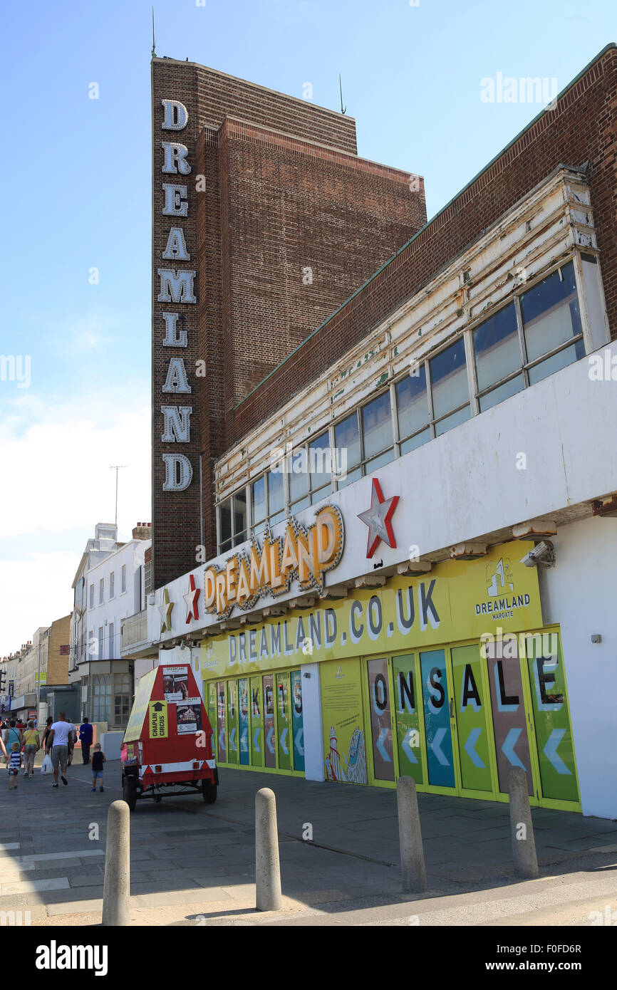 The regenerated Dreamland, the UK's Original Pleasure Park, in Margate