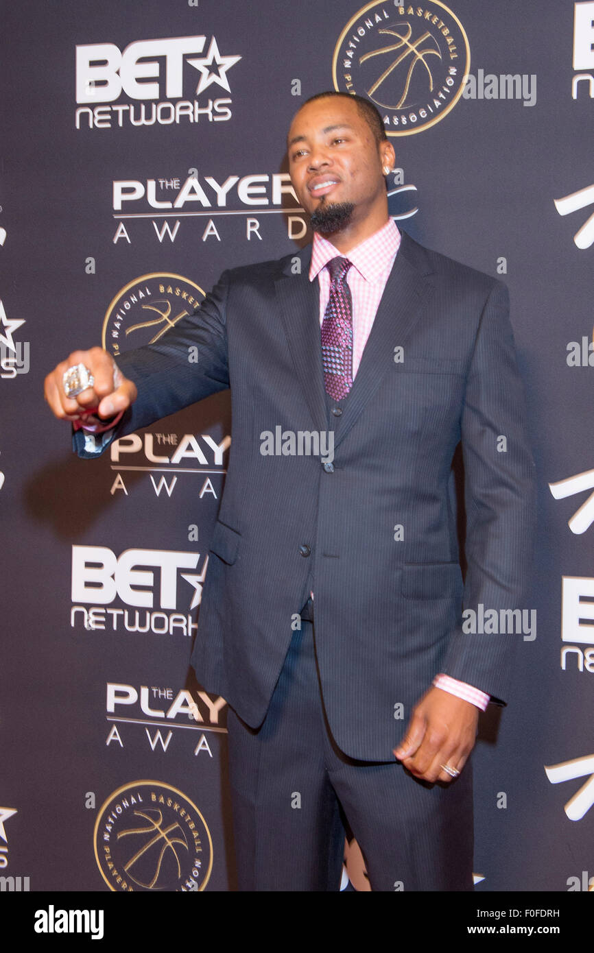NBA player Rashard Lewis attends The Players Awards at the Rio Hotel