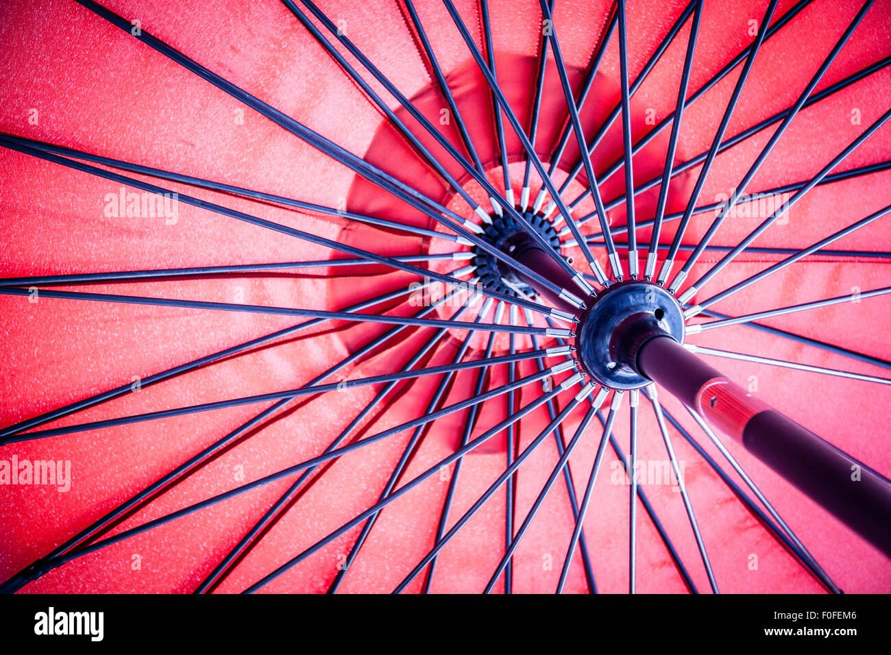 Japanese red umbrella Stock Photo Alamy