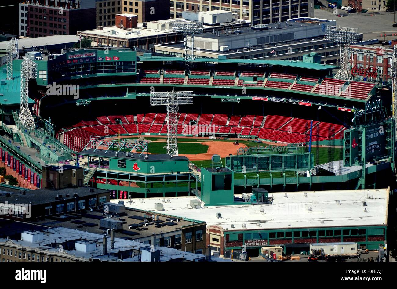Boston, Massachusetts:  Fenway Park, home of the Boston Red Sox baseball team Stock Photo