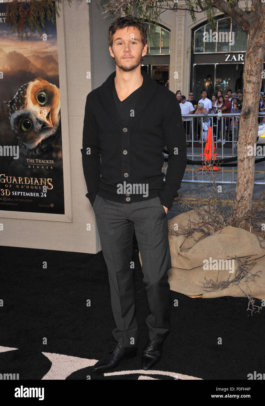 LOS ANGELES, CA - SEPTEMBER 19, 2010: Ryan Kwanten at the world