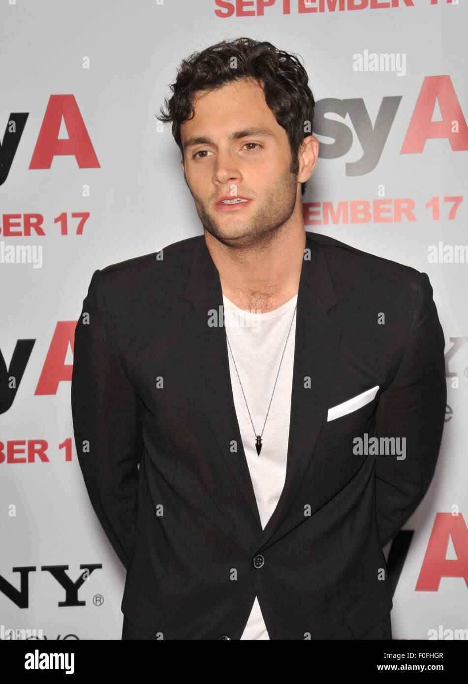LOS ANGELES, CA - SEPTEMBER 13, 2010: Penn Badgley at the premiere of his new movie 'Easy A' at Grauman's Chinese Theatre, Hollywood. Stock Photo