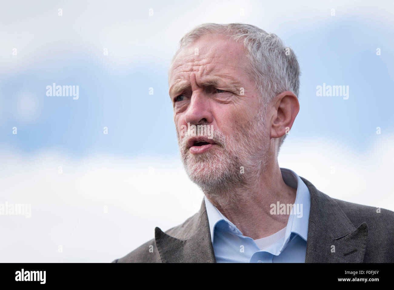 Labour leadership candidate  MP Jeremy Corbyn. Stock Photo