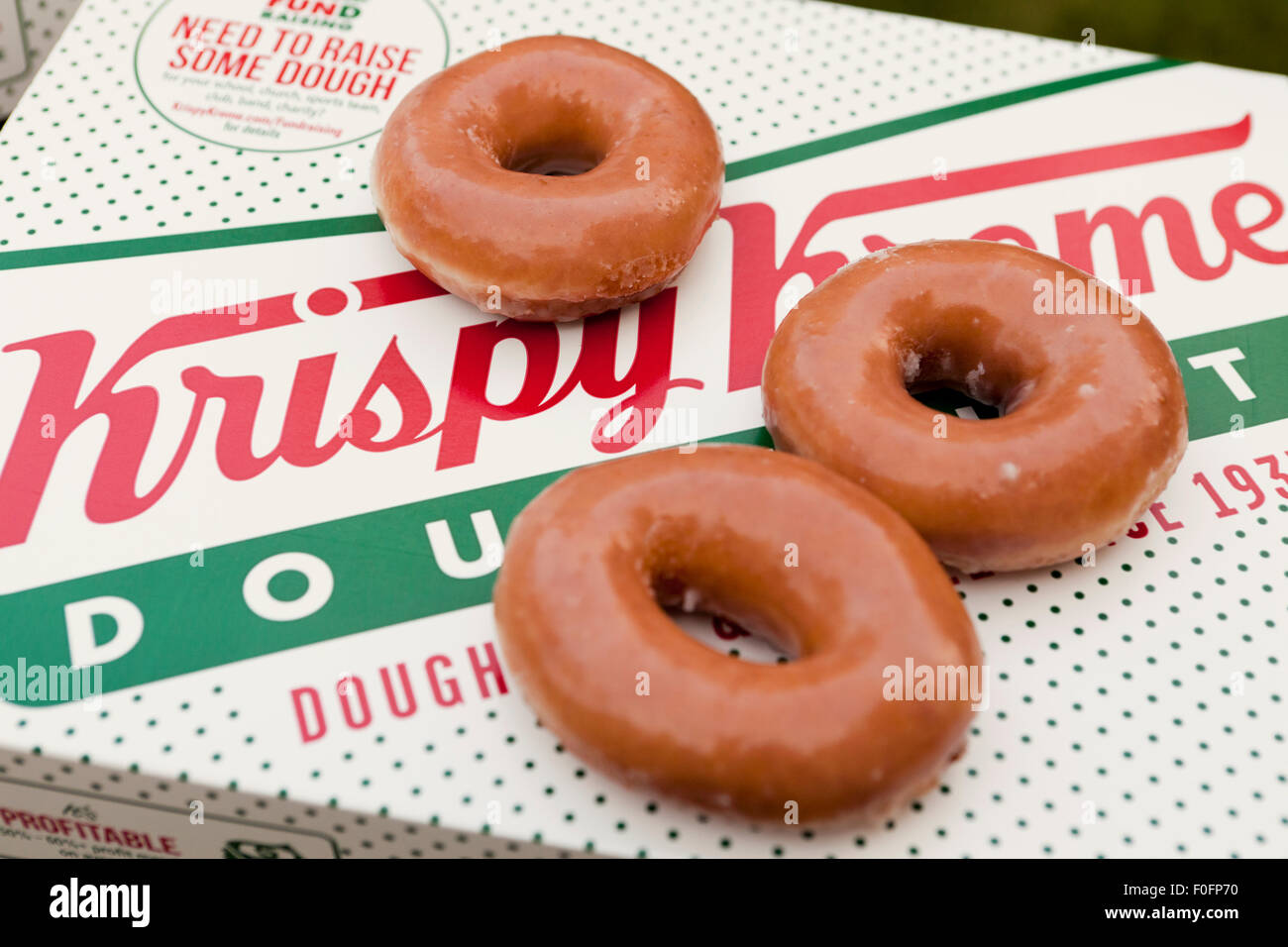 Krispy Kreme donuts USA Stock Photo Alamy
