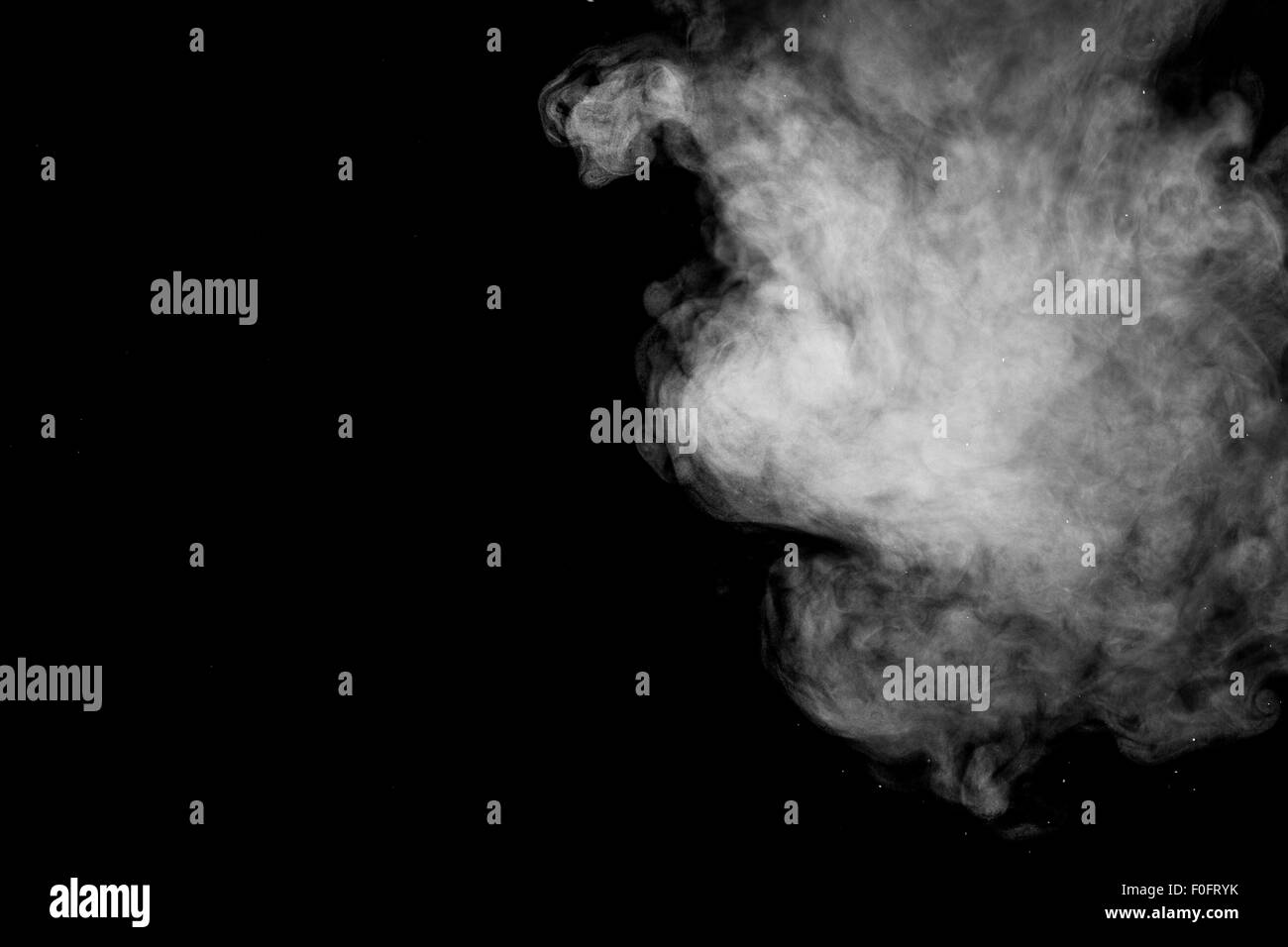 Abstract steam on a black background. Texture. Design element. Abstract ...