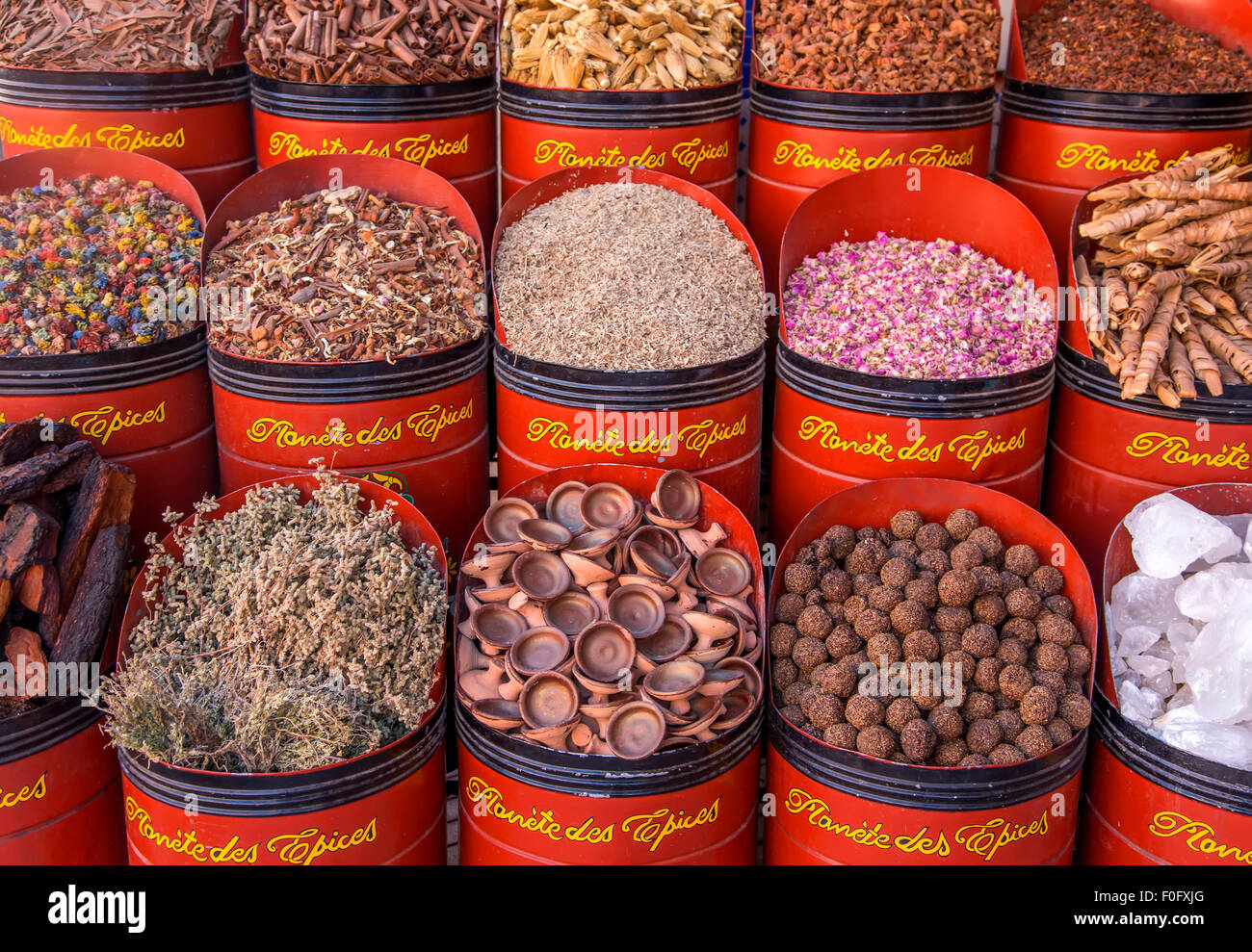 Food on the Marrakesh market Stock Photo - Alamy