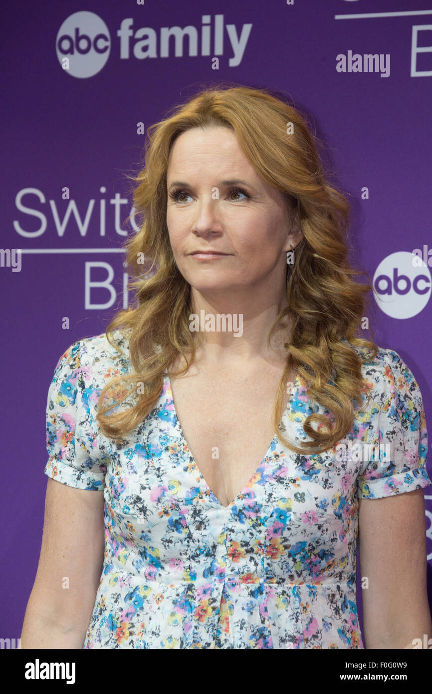 Anaheim, California, USA. 14th Aug, 2015. Actor Lea Thompson (Switched