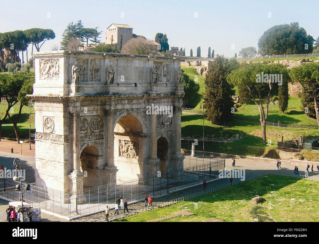 the-arch-of-constantine-in-rome-italy-stock-photo-alamy