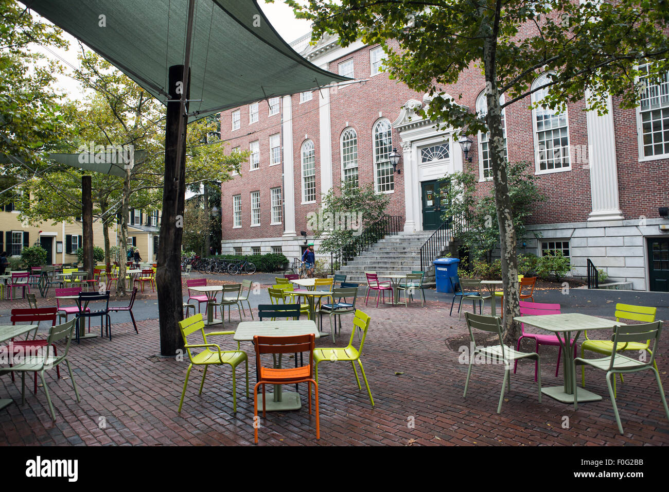 Inside the Harvard square in Cambridge, MA Stock Photo Alamy