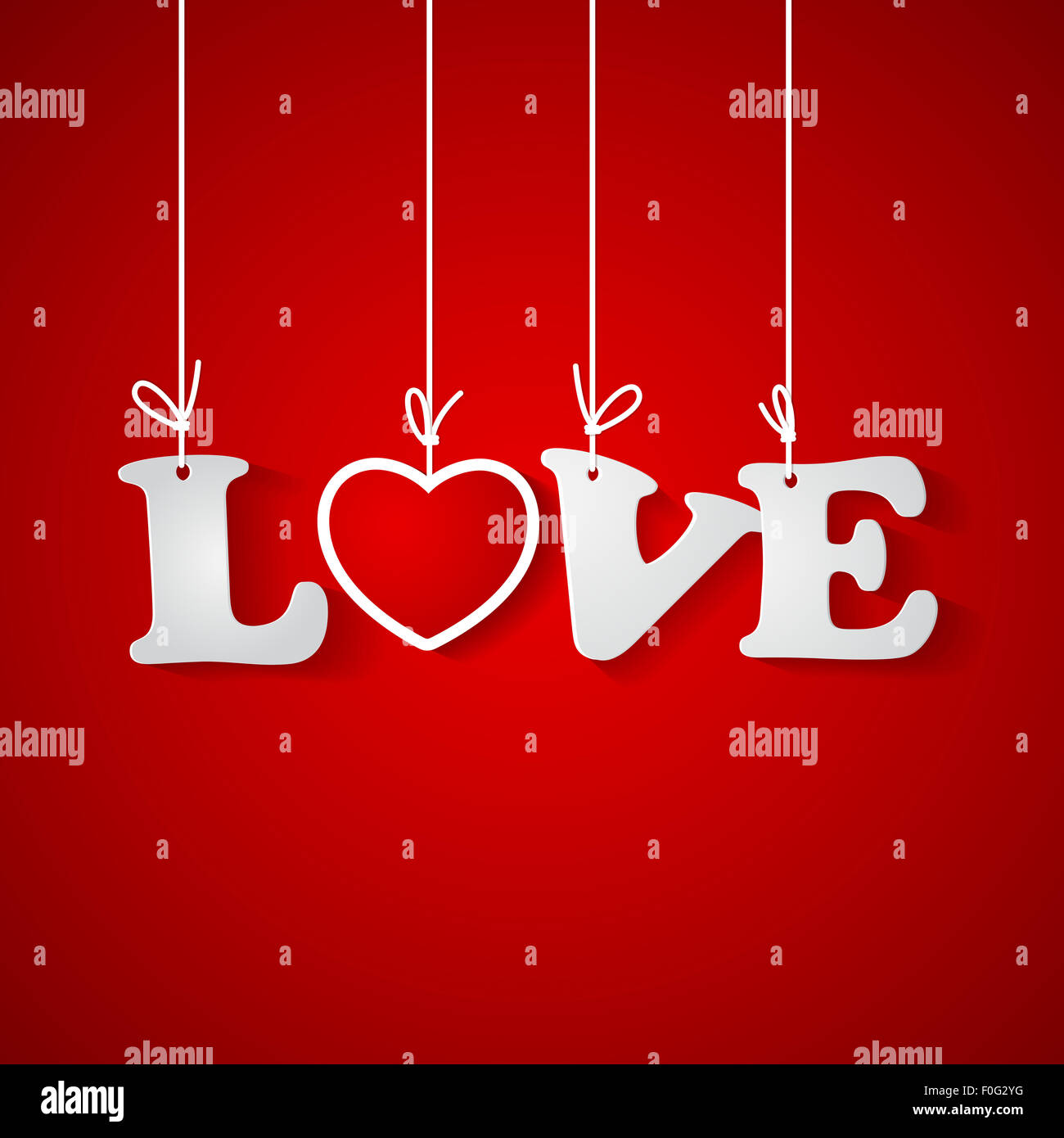 Red background with love inscription for Valentine's day Stock Photo ...