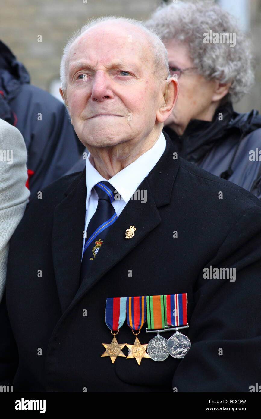 Hayfield, High Peak, Derbyshire, UK. 15 August 2015. Second World War