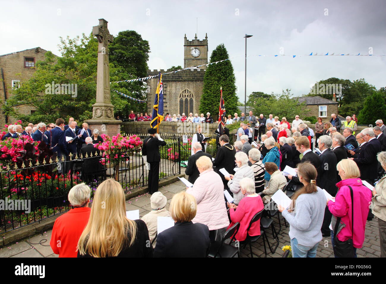 Hayfield, High Peak, Derbyshire, UK. 15 August 2015. The Hayfield
