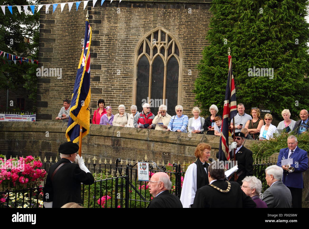 Hayfield, High Peak, Derbyshire, UK. 15 Aug, 2015. The Hayfield branch of the Royal British