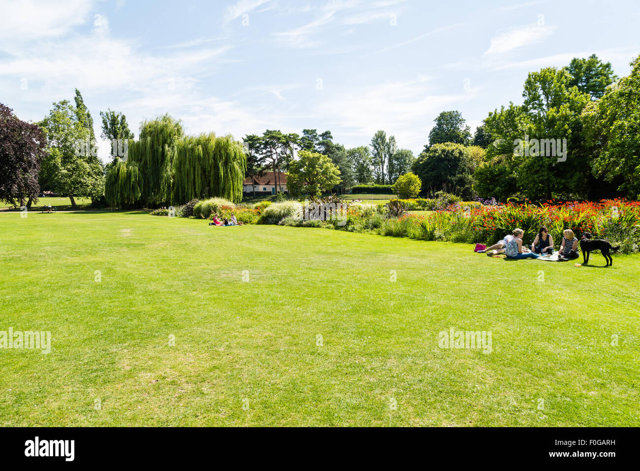 Relaxing at the Grange Beddington Park, Surrey Stock Photo Alamy
