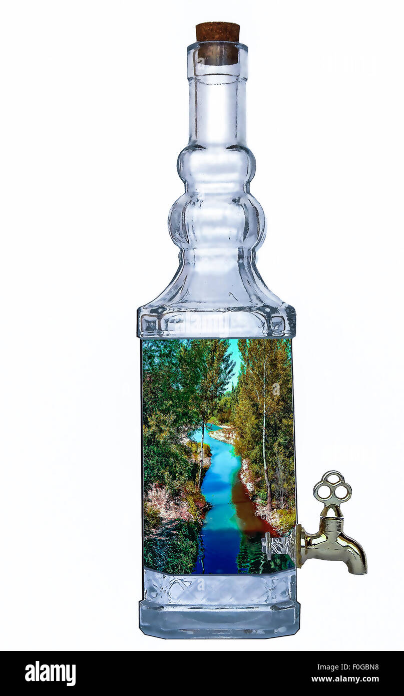 Nature in a bottle Stock Photo - Alamy
