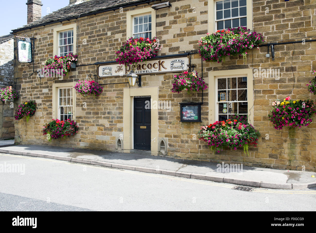 The Peacock Hotel ,Bakewell Derbyshire,UK Stock Photo Alamy