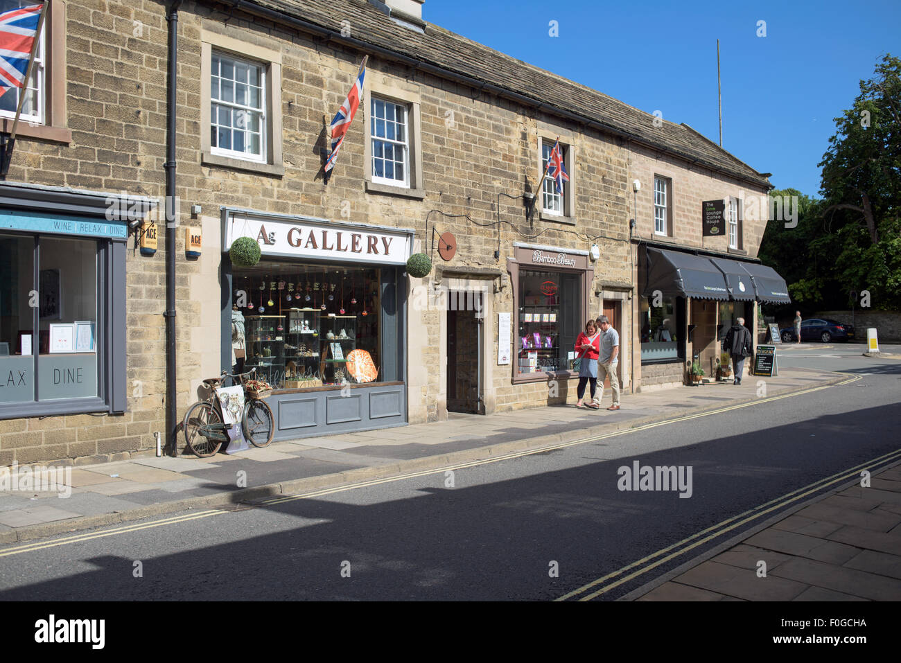 Bakewell Market Town ,Derbyshire,UK Stock Photo Alamy