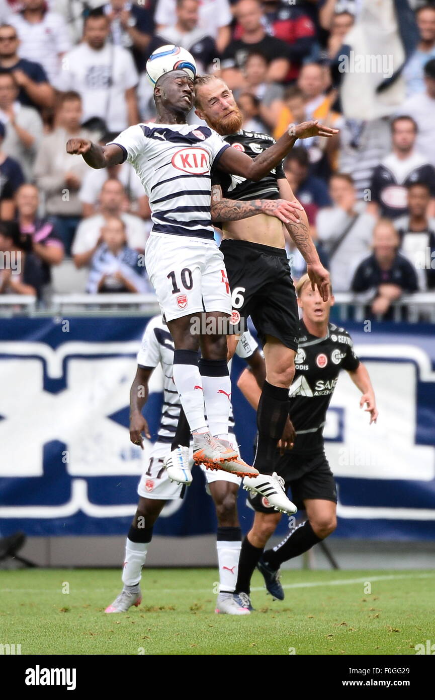 Henri SAIVET/Antoine DEVAUX - 09.08.2015 - Bordeaux/Reims - 1ere journee Ligue 1.Photo : Nolwenn Le Gouic/Icon Sport Stock Photo