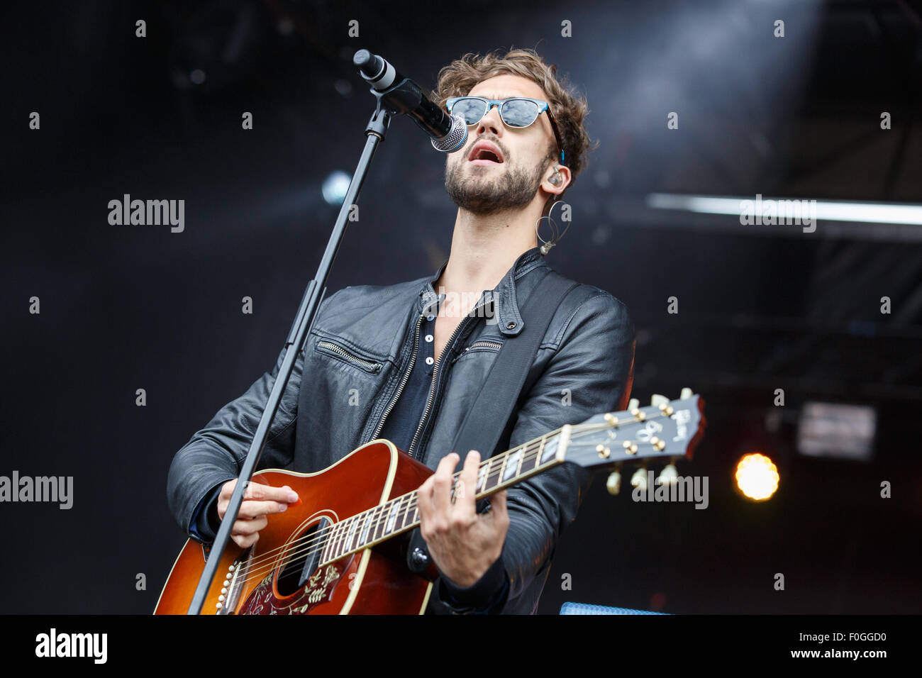 Betley, Cheshire, UK. 15th August, 2015. Lawson perform live at Signal 1's 'Total Access Live