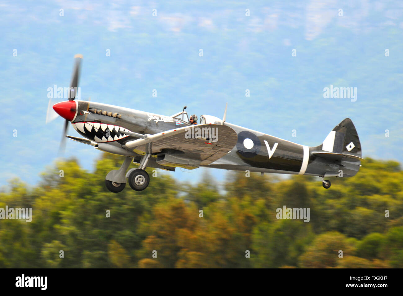 Spitfire fighter aircraft Stock Photo
