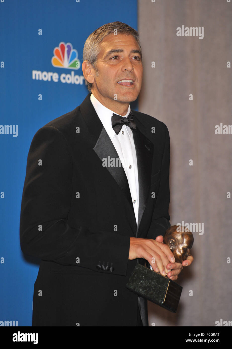 LOS ANGELES, CA - AUGUST 29, 2010: George Clooney at the 2010 Primetime Emmy Awards at the Nokia Theatre L.A. Live in downtown Los Angeles. Stock Photo
